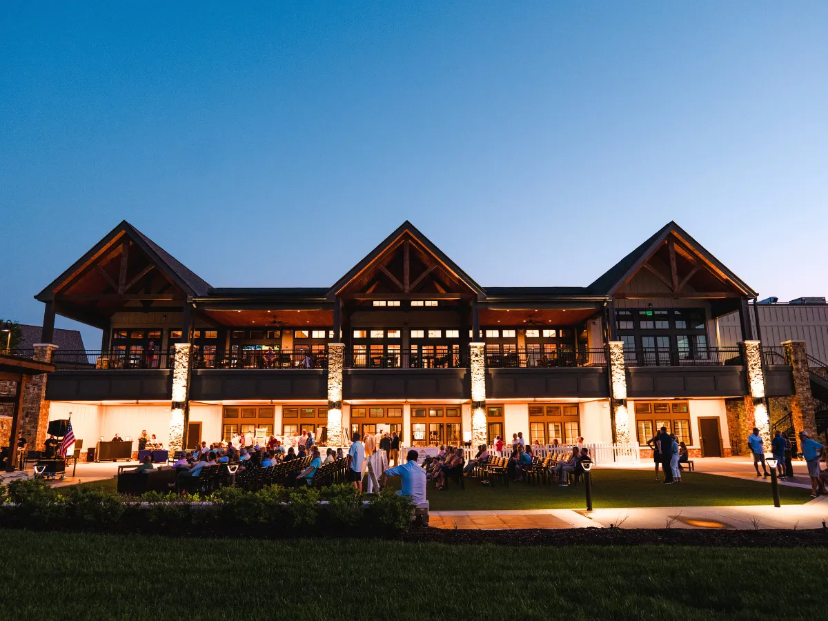 Tennessee National clubhouse with resort-style architecture