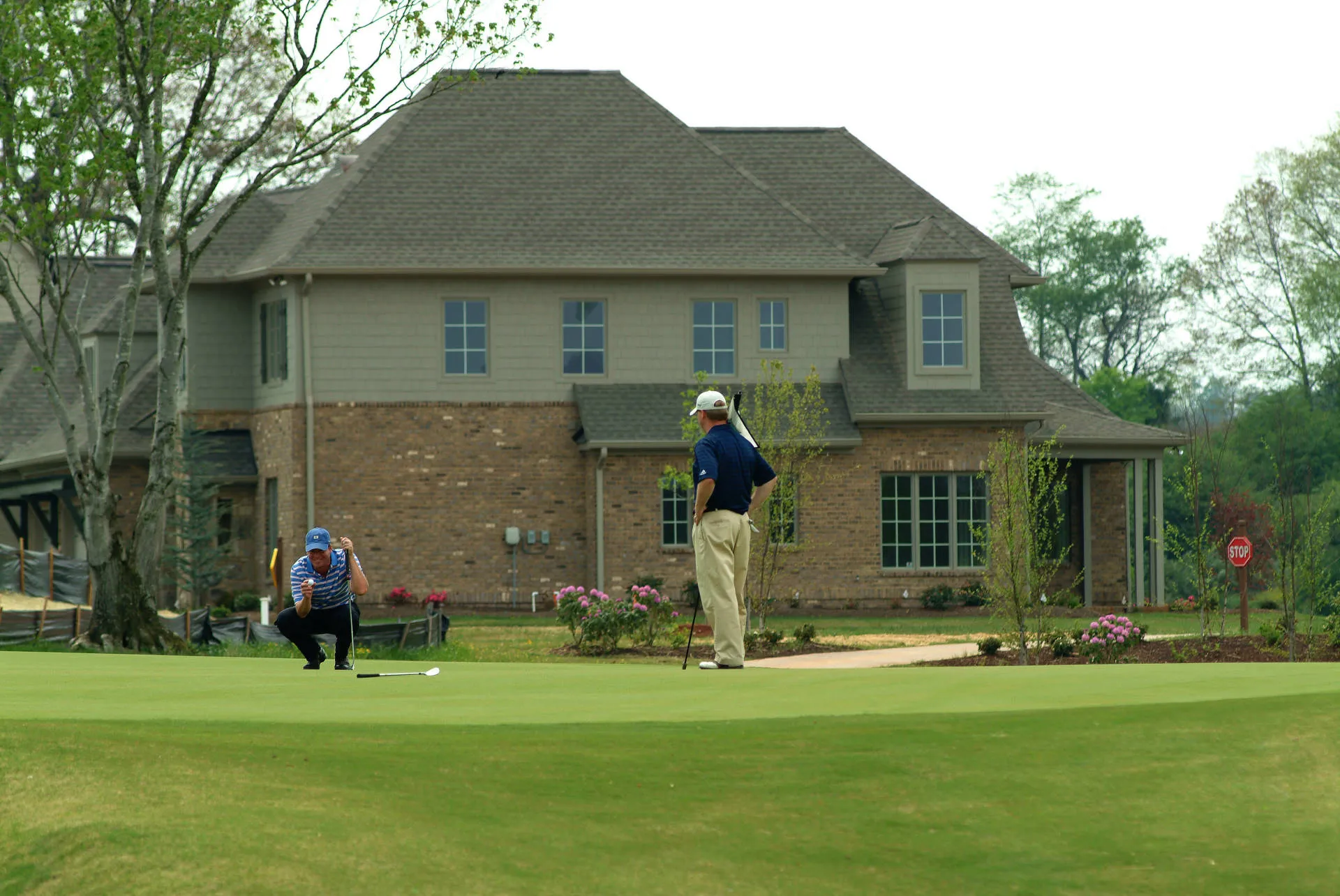 Golfers enjoying a round