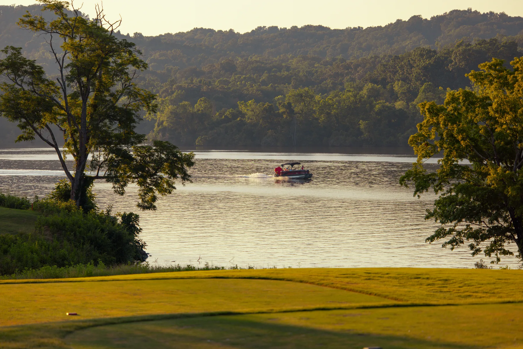 Spectacular sunset over Watts Bar Lake at Tennessee National