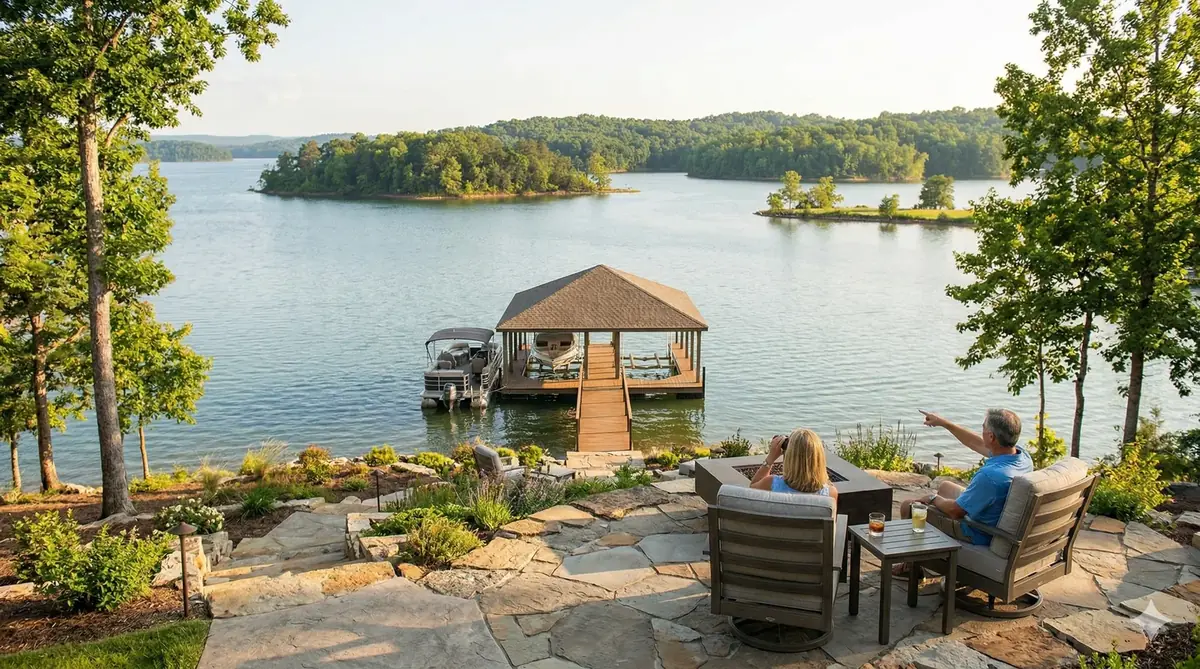 Dockable waterfront lots at The Reserve, Tennessee National